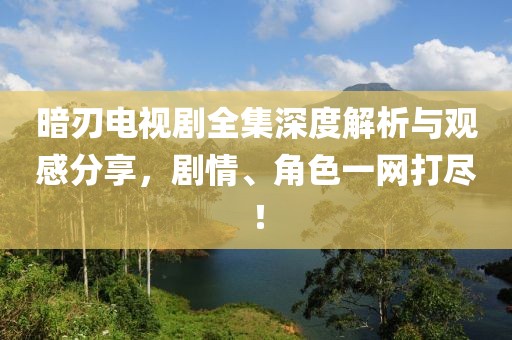 暗刃电视剧全集深度解析与观感分享，剧情、角色一网打尽！