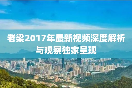 老梁2017年最新视频深度解析与观察独家呈现