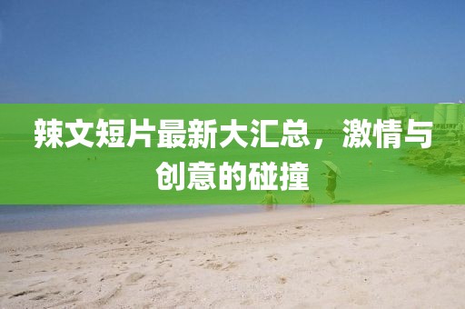 辣文短片最新大汇总，激情与创意的碰撞