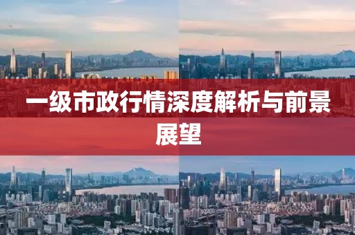 一级市政行情深度解析与前景展望