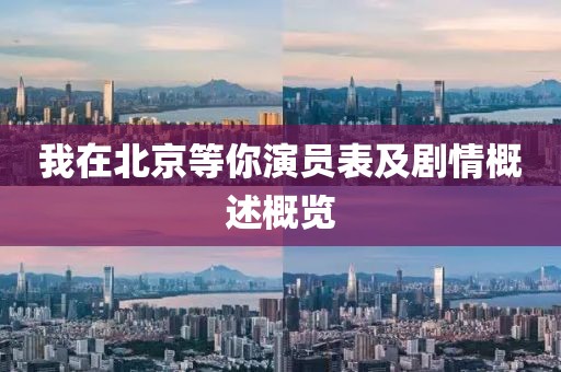 我在北京等你演员表及剧情概述概览