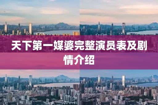 天下第一媒婆完整演员表及剧情介绍