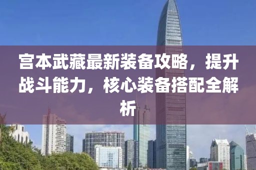 宫本武藏最新装备攻略，提升战斗能力，核心装备搭配全解析