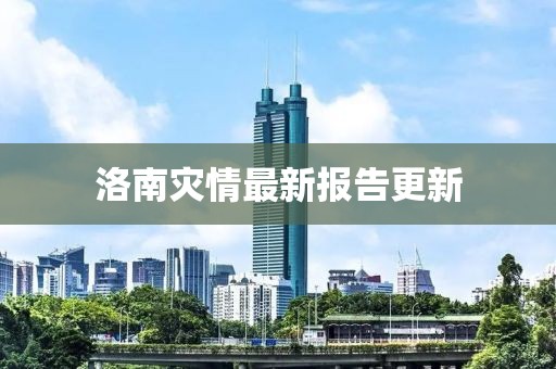 洛南灾情最新报告更新