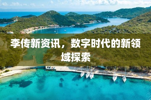 李传新资讯，数字时代的新领域探索