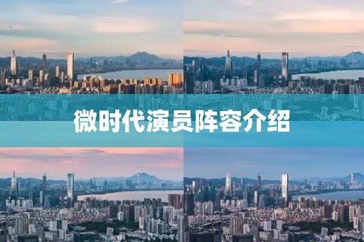 微时代演员阵容介绍