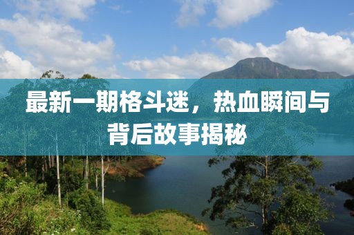 最新一期格斗迷，热血瞬间与背后故事揭秘