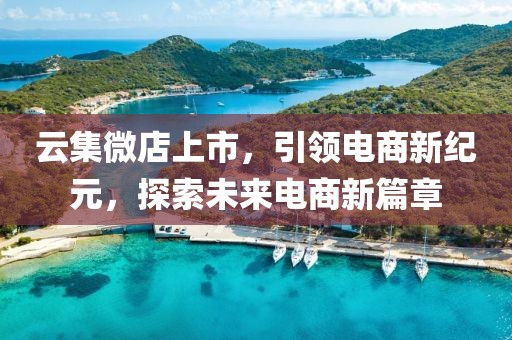 云集微店上市，引领电商新纪元，探索未来电商新篇章