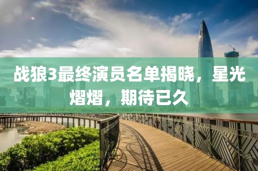 战狼3最终演员名单揭晓，星光熠熠，期待已久