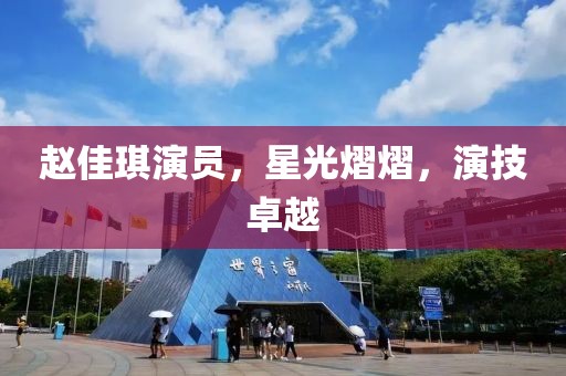 赵佳琪演员，星光熠熠，演技卓越
