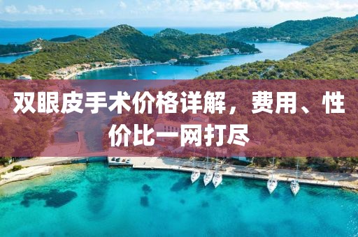 双眼皮手术价格详解，费用、性价比一网打尽