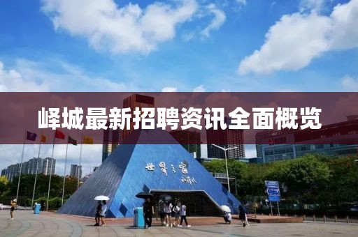 峄城最新招聘资讯全面概览