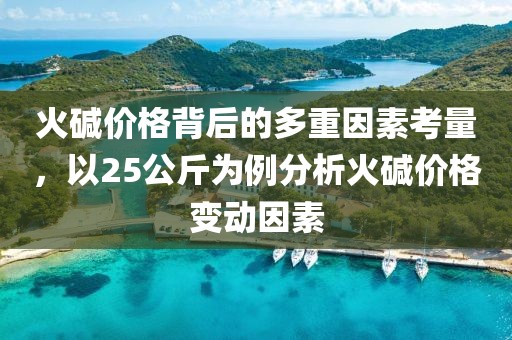 火碱价格背后的多重因素考量，以25公斤为例分析火碱价格变动因素