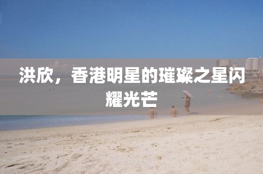 洪欣，香港明星的璀璨之星闪耀光芒