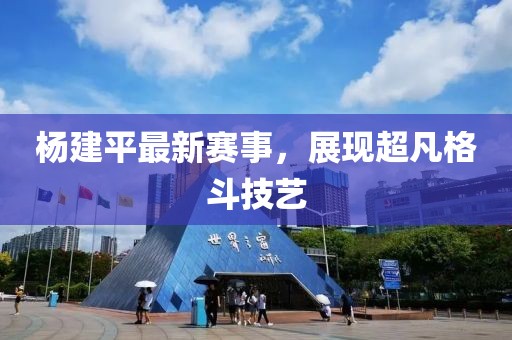 杨建平最新赛事，展现超凡格斗技艺