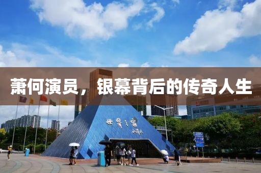 萧何演员，银幕背后的传奇人生
