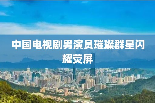 中国电视剧男演员璀璨群星闪耀荧屏