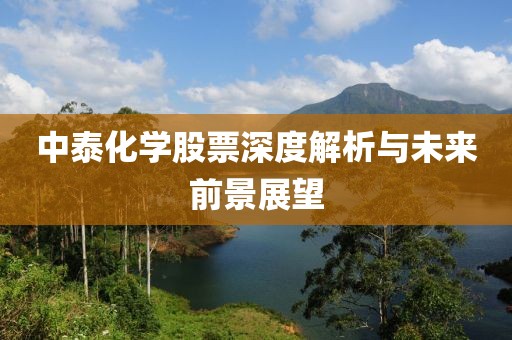 中泰化学股票深度解析与未来前景展望