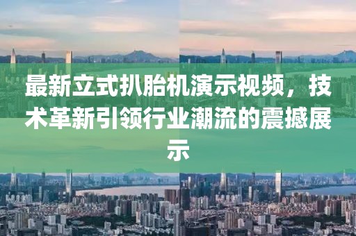 最新立式扒胎机演示视频，技术革新引领行业潮流的震撼展示