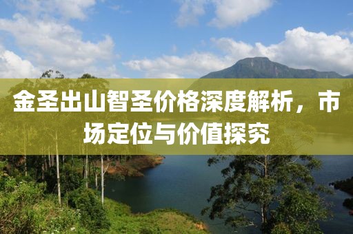金圣出山智圣价格深度解析，市场定位与价值探究