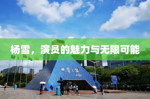 杨雪，演员的魅力与无限可能