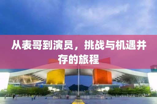 从表哥到演员，挑战与机遇并存的旅程
