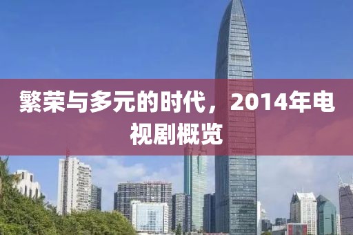 繁荣与多元的时代，2014年电视剧概览