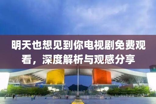 明天也想见到你电视剧免费观看，深度解析与观感分享