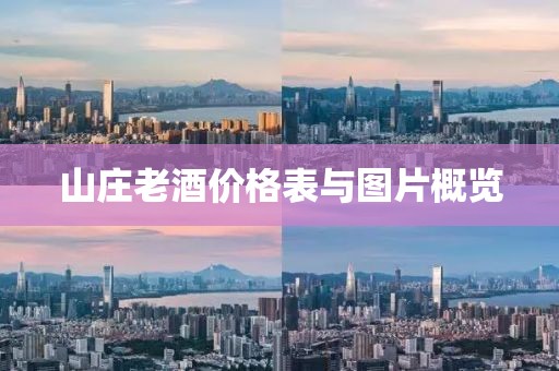 山庄老酒价格表与图片概览