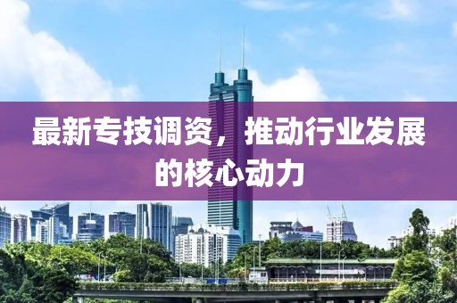 最新专技调资，推动行业发展的核心动力