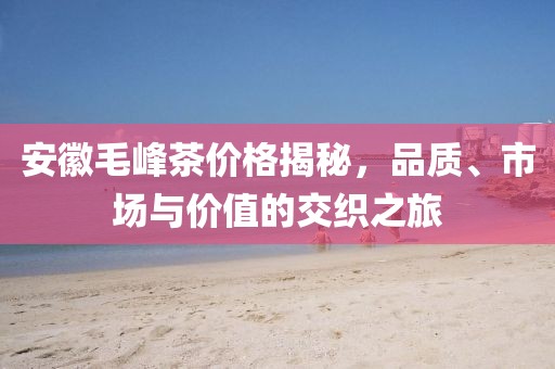 安徽毛峰茶价格揭秘，品质、市场与价值的交织之旅
