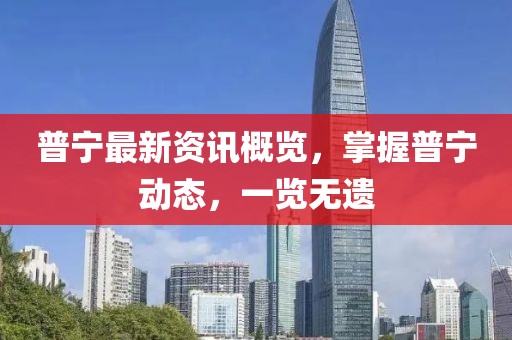 普宁最新资讯概览，掌握普宁动态，一览无遗