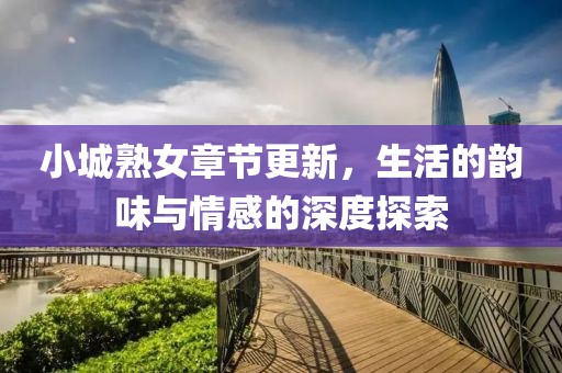 小城熟女章节更新，生活的韵味与情感的深度探索
