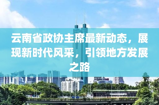 云南省政协主席最新动态，展现新时代风采，引领地方发展之路