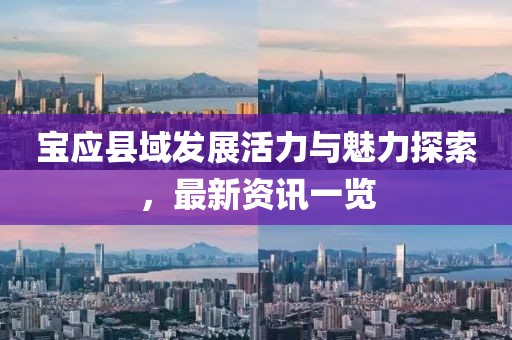 宝应县域发展活力与魅力探索，最新资讯一览