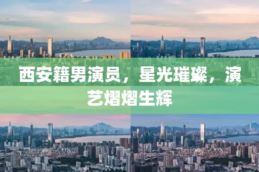 西安籍男演员，星光璀璨，演艺熠熠生辉