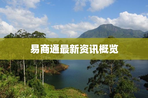 易商通最新资讯概览