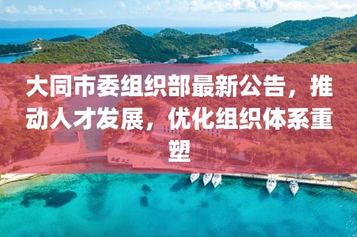 大同市委组织部最新公告，推动人才发展，优化组织体系重塑