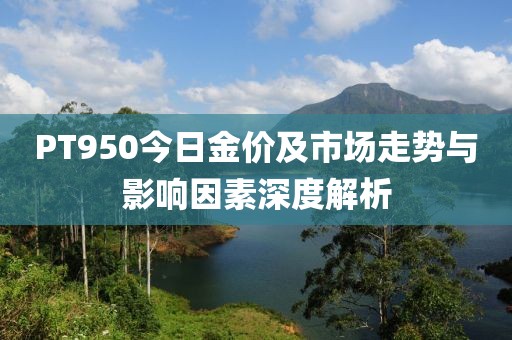 PT950今日金价及市场走势与影响因素深度解析