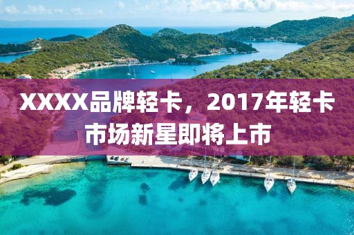 XXXX品牌轻卡，2017年轻卡市场新星即将上市
