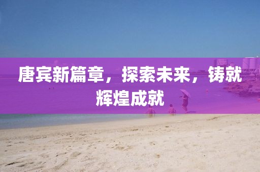 唐宾新篇章，探索未来，铸就辉煌成就