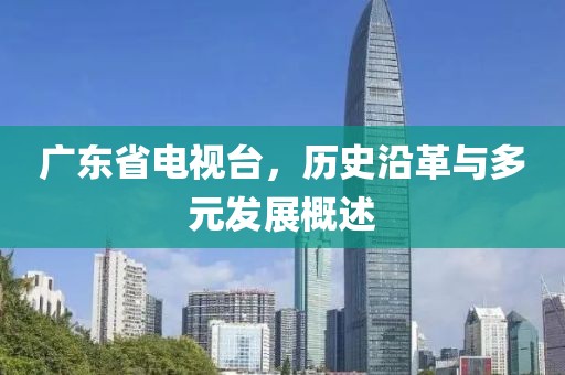 广东省电视台，历史沿革与多元发展概述