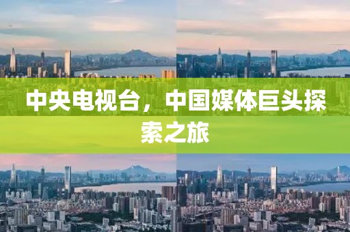 中央电视台，中国媒体巨头探索之旅