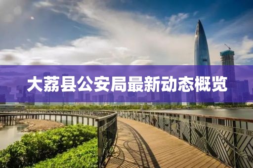 大荔县公安局最新动态概览