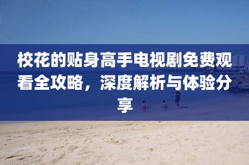 校花的贴身高手电视剧免费观看全攻略，深度解析与体验分享