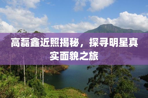 高磊鑫近照揭秘，探寻明星真实面貌之旅