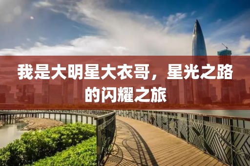 我是大明星大衣哥，星光之路的闪耀之旅