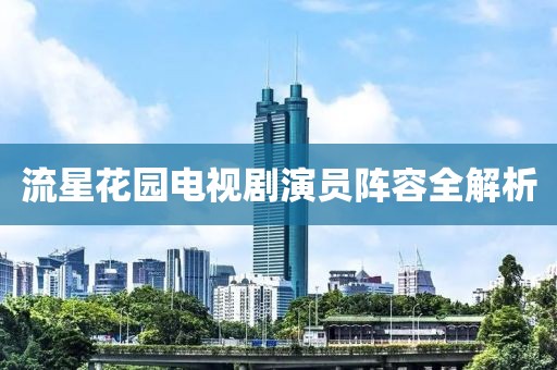 流星花园电视剧演员阵容全解析