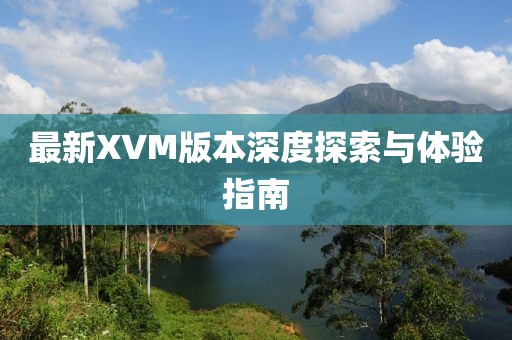 最新XVM版本深度探索与体验指南