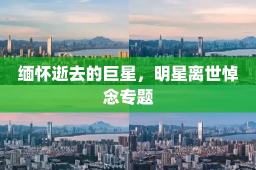 缅怀逝去的巨星，明星离世悼念专题